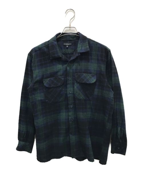 Engineered Garments（エンジニアド ガーメンツ）Engineered Garments (エンジニアド ガーメンツ) オープンカラーシャツ ネイビー サイズ:XSの古着・服飾アイテム