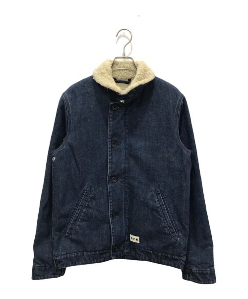 CarHartt（カーハート）CarHartt (カーハート) A.P.C. (アーペーセー) BRISTOL JACKET インディゴ サイズ:XSの古着・服飾アイテム