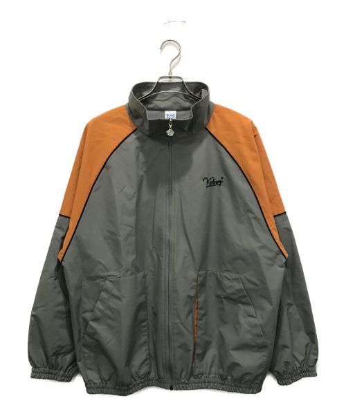 KEBOZ（ケボズ）KEBOZ (ケボズ) 2TONE TRACK JACKET グレー サイズ:XLの古着・服飾アイテム