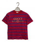 GUCCIグッチ）の古着「プリントTシャツ」｜レッド