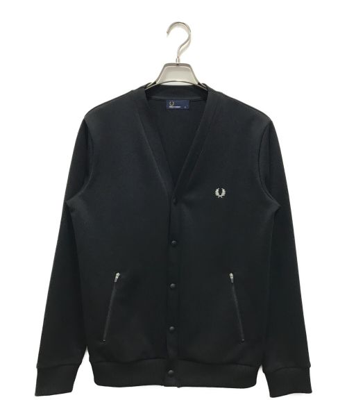 FRED PERRY（フレッドペリー）FRED PERRY (フレッドペリー) JERSEY CARDIGAN ブラック サイズ:Mの古着・服飾アイテム