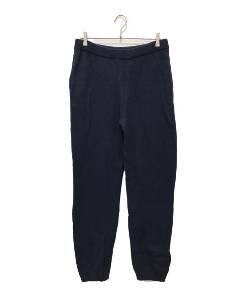 UNIVERSAL PRODUCTS.（ユニバーサルプロダクツ）UNIVERSAL PRODUCTS. (ユニバーサルプロダクツ) FELTED MERINO WOOL KNIT PANTS ネイビー サイズ:3の古着・服飾アイテム