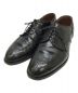 Alden（オールデン）の古着「Norwegian Front Blucher Oxford Uチップシューズ」｜ブラック