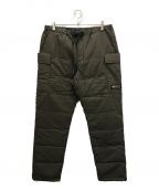 GRIP SWANYグリップスワニー）の古着「FIREPROOF DOWN PANTS 4.0」｜オリーブ