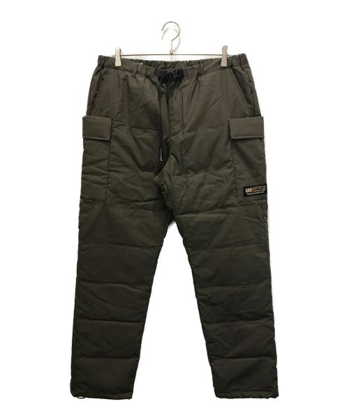 GRIP SWANY（グリップスワニー）GRIP SWANY (グリップスワニー) FIREPROOF DOWN PANTS 4.0 オリーブ サイズ:XLの古着・服飾アイテム