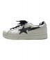 A BATHING APE (アベイシングエイプ) SKULL STA ホワイト サイズ:26.5：10000円