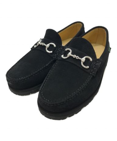 [中古]PARABOOT(パラブーツ)のメンズ シューズ SUEDE BIT LOAFER スウェード ビットローファー