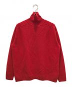 BATONER FLEECE WOOL TURTLE NACKバトナーフリースウールタートルネック）の古着「FLEECE WOOL TURTLE NACK」｜レッド