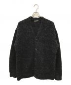 AURALEEオーラリー）の古着「ALPACA WOOL SUPER LIGHT KNIT BIG CARDIGAN」｜グレー