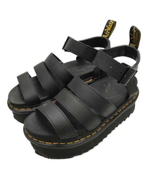 Dr.Martens（ドクターマーチン）Dr.Martens (ドクターマーチン) BLAIRE QUAD ブレア クアッド 厚底サンダル ブラック サイズ:EU36の古着・服飾アイテム