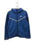 NIKE（ナイキ）の古着「テックフリースフーディ NSW TCH FLC HOODIE FZ WR」｜ブルー