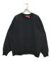 SUPREME（シュプリーム）の古着「Tonal Applique Crewneck（トーナルアップリケクルーネック）」｜ブラック