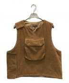 Engineered Garmentsエンジニアド ガーメンツ）の古着「コーデュロイカバーベスト cover vest」｜ブラウン