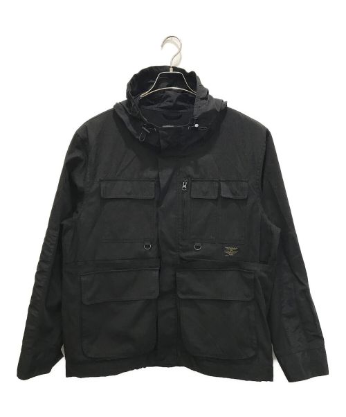 FTC（エフティーシー）FTC (エフティーシー) HOODED CARGO JACKET ブラック サイズ:Lの古着・服飾アイテム