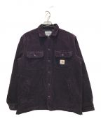 CarHarttカーハート）の古着「WHITSOME SHIRT JAC」｜パープル