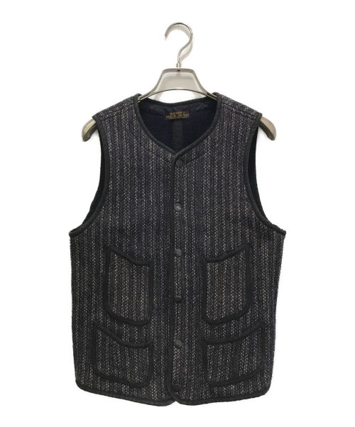 BROWN'S BEACH JACKET（ブラウンズビーチジャケット）BROWN'S BEACH JACKET (ブラウンズビーチジャケット) EARLY VEST ネイビー サイズ:36の古着・服飾アイテム