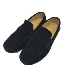 PARABOOT（パラブーツ）の古着「CABRIO スエードドライビングシューズ」｜ブラック