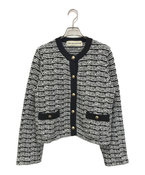 Shinzone（シンゾーン）Shinzone (シンゾーン) TWEED KNIT CD グレー サイズ:FOの古着・服飾アイテム