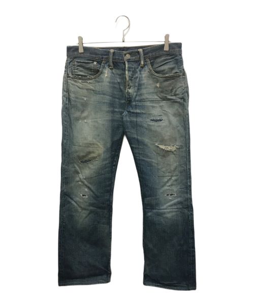 RRL（ダブルアールエル）RRL (ダブルアールエル) LOW STRAIGHT FIT JEAN インディゴ サイズ:W32×L30の古着・服飾アイテム