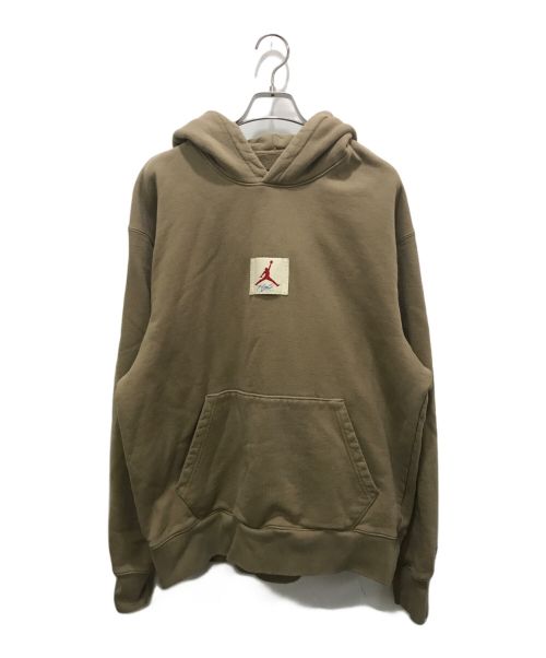 JORDAN（ジョーダン）JORDAN (ジョーダン) M J AIR JDN IFC HOODIE ベージュ サイズ:Lの古着・服飾アイテム