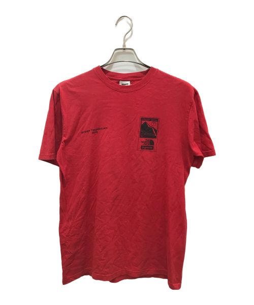 SUPREME（シュプリーム）SUPREME (シュプリーム) THE NORTH FACE (ザ ノース フェイス) プリントTシャツ レッド サイズ:Sの古着・服飾アイテム