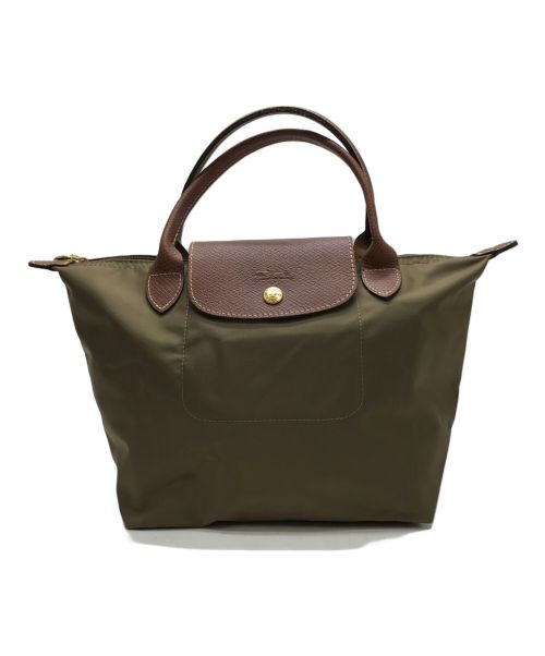 LONGCHAMP（ロンシャン）LONGCHAMP (ロンシャン) ハンドバッグ カーキの古着・服飾アイテム