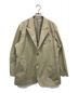 LANVIN COLLECTION（ランバンコレクション）の古着「COTTON KERSEY PEAKED LAPEL JACKET」｜ベージュ