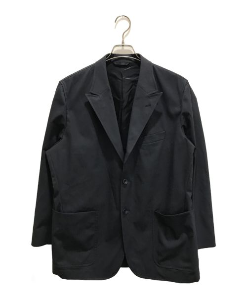 LANVIN COLLECTION（ランバンコレクション）LANVIN COLLECTION (ランバンコレクション) COTTON KERSEY PEAKED LAPEL JACKET ネイビー サイズ:50の古着・服飾アイテム