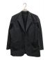 LANVIN COLLECTION（ランバンコレクション）の古着「COTTON KERSEY PEAKED LAPEL JACKET」｜ネイビー