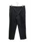 LANVIN COLLECTION（ランバンコレクション）の古着「COTTON KERSEY 2 PLEATS COMFORT TAPERED SLACKS」｜ネイビー