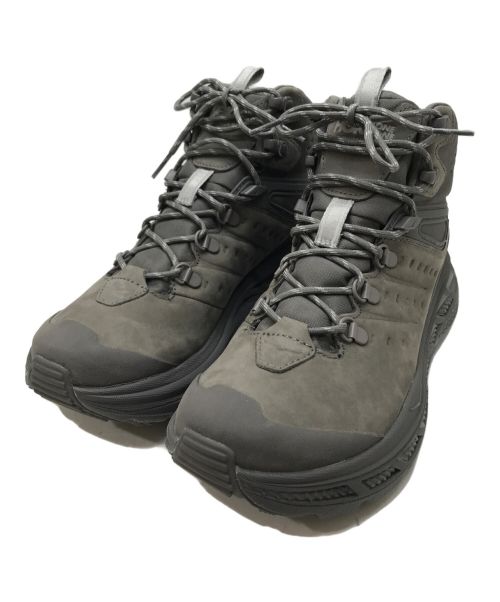 HOKAONEONE（ホカオネオネ）HOKAONEONE (ホカオネオネ) STINSON MID GTX グレー サイズ:26.5の古着・服飾アイテム