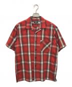 SUGAR CANEシュガーケーン）の古着「OMBRE CHECK SHIRTS」｜レッド