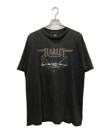 HARLEY-DAVIDSON×HOLOUBEK（ハーレーダビッドソン×ホロウベック）の古着「90‘SプリントTシャツ」｜グレー