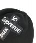 中古・古着 SUPREME (シュプリーム) New Era (ニューエラ) Cross Box Logo Beanie ブラック サイズ:不明（実寸参照）：9000円