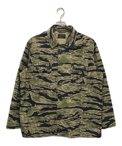 WACKO MARIA（ワコマリア）WACKO MARIA (ワコマリア) TIGERCAMO ARMY SHIRT オリーブ サイズ:Mの古着・服飾アイテム