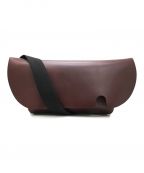 Uni&co.ユニアンドコー）の古着「LEATHER MESSENGER BAG (XS)」｜ブラウン