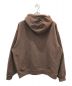 KITH (キス) WILLIAMS III HOODIE OVERDYE ブラウン サイズ:XL：10000円