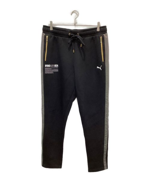 WIND AND SEA（ウィンド アンド シー）WIND AND SEA (ウィンダンシー) T7 TRACK PANTS ブラック サイズ:XＬの古着・服飾アイテム