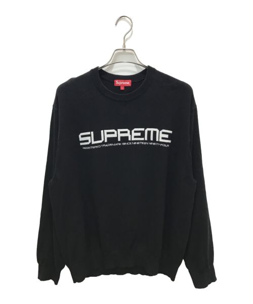 SUPREME（シュプリーム）SUPREME (シュプリーム) Split Logo Pullover ブラック サイズ:Lの古着・服飾アイテム