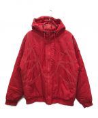 SUPREMEシュプリーム）の古着「Zip Zag Stitch Puffy Jacket」｜レッド