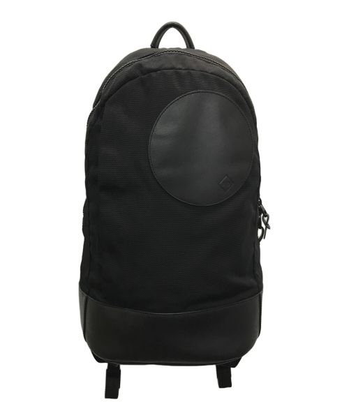 dunhill（ダンヒル）dunhill (ダンヒル) Radial Leather-Trimmed Shell Backpack ブラックの古着・服飾アイテム