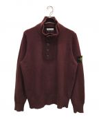 STONE ISLANDストーンアイランド）の古着「Quarter Zip Sweater」｜レッド