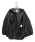 TOMORROW LAND (トゥモローランド) DENIM leather ラムレザーテーラードジャケット ブラック サイズ:44：30000円