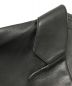 中古・古着 TOMORROW LAND (トゥモローランド) DENIM leather ラムレザーテーラードジャケット ブラック サイズ:44：30000円