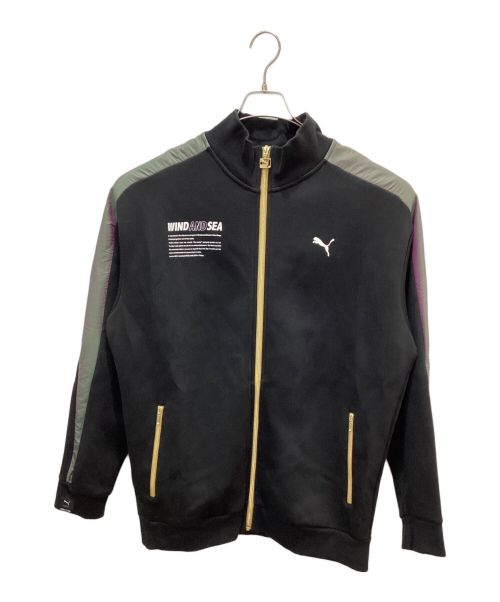 WIND AND SEA（ウィンド アンド シー）WIND AND SEA (ウィンダンシー) PUMA (プーマ) T7 TRACK JACKET ブラック サイズ:Lの古着・服飾アイテム