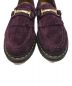 中古・古着 Dr.Martens (ドクターマーチン) ADRIAN SNAFFLE SUEDE LOAFERS BURGUNDY パープル サイズ:UK6：16000円