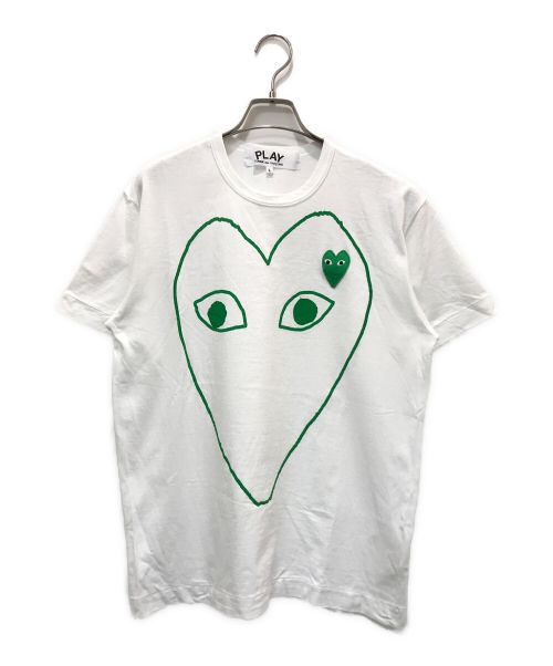 PLAY COMME des GARCONS（プレイ コムデギャルソン）PLAY COMME des GARCONS (プレイ コムデギャルソン) Tシャツ ホワイト サイズ:Lの古着・服飾アイテム