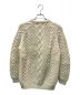 callan knitwear (カラン ニットウェア) ヴィンテージアランニット アイボリー サイズ:M：8000円