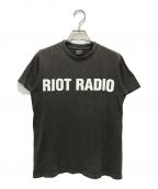 NUMBER (N)INEナンバーナイン）の古着「NIGHT CRAWLER RIOT RADIO T-shirt」｜ブラウン