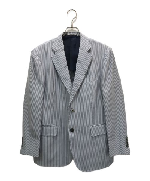 Aquascutum（アクアスキュータム）Aquascutum (アクアスキュータム) シルクサッカージャケット グレー サイズ:不明の古着・服飾アイテム